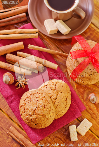 Image of cookies with coffee