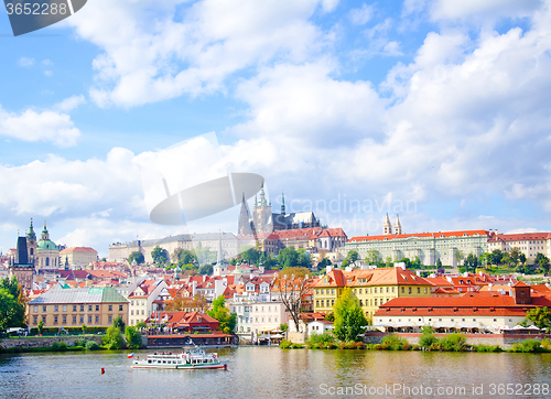 Image of Prague, Ola town, river in Prague