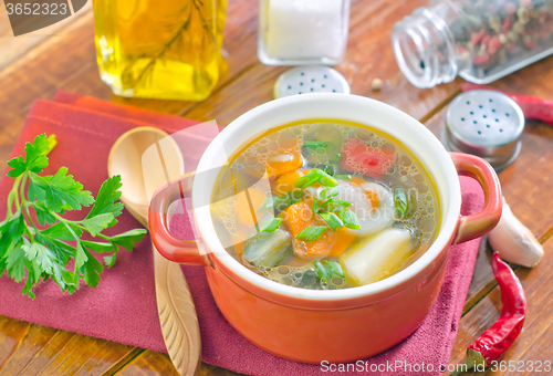 Image of fresh soup