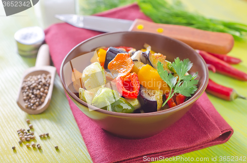 Image of baked vegetables