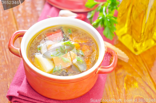 Image of fresh soup