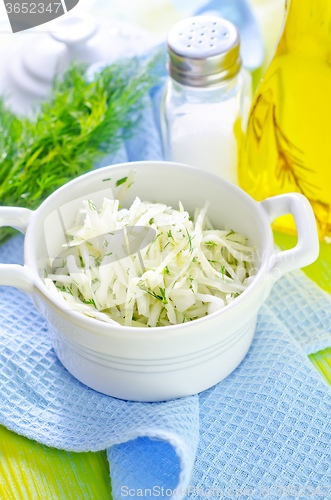 Image of salad from cabbage