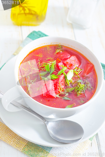 Image of fresh soup