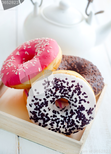 Image of Sweet donuts, different kind from donuts