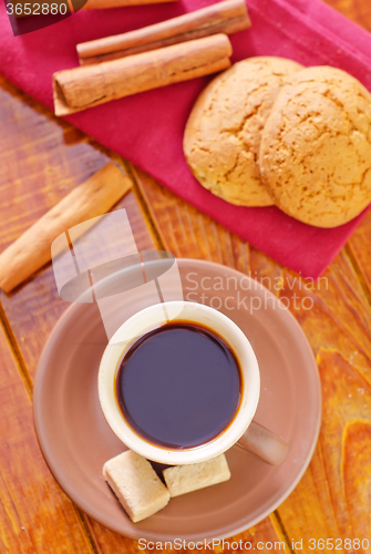 Image of cookies with coffee