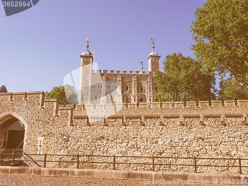 Image of Retro looking Tower of London