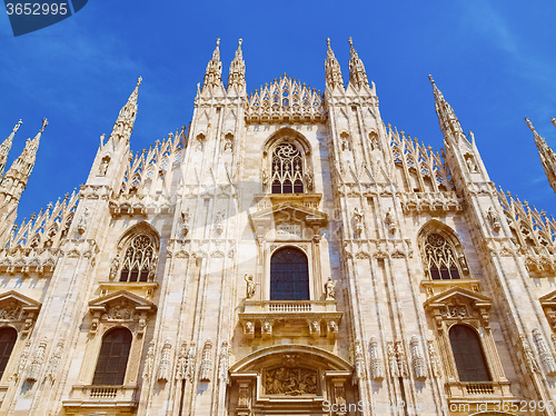 Image of Retro look Milan cathedral