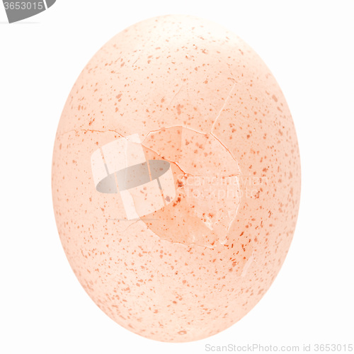 Image of Retro looking Cracked egg