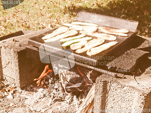 Image of Retro looking Barbecue picture