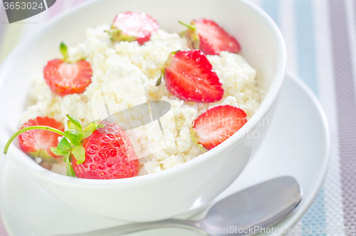 Image of sweet cottage with strawberry