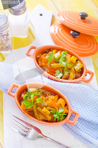 Image of baked vegetables