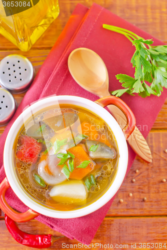Image of fresh soup