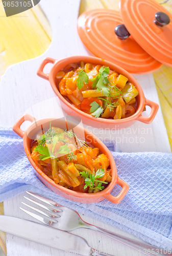 Image of baked vegetables