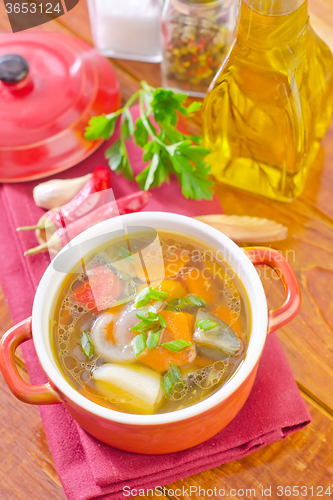 Image of fresh soup