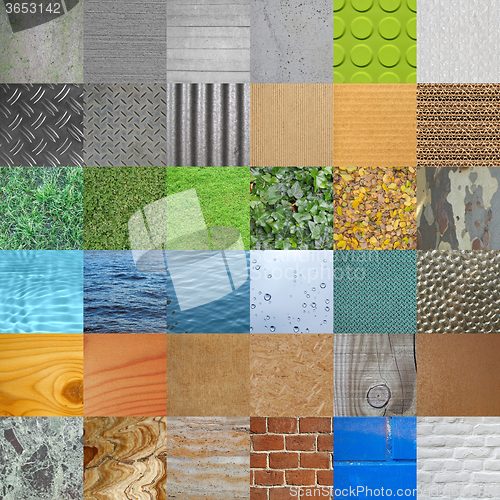 Image of Set of textures