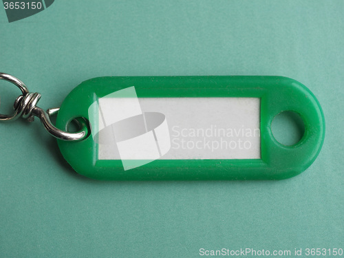 Image of Green keyring