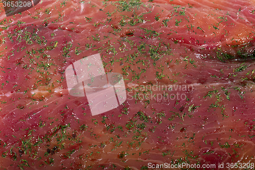 Image of salmon fillet