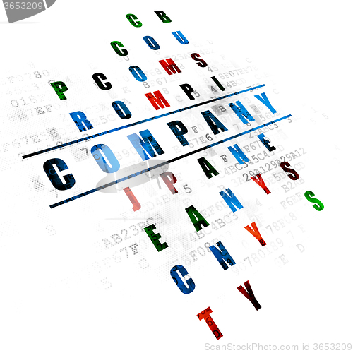Image of Finance concept: Company in Crossword Puzzle