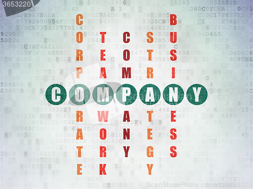 Image of Business concept: Company in Crossword Puzzle