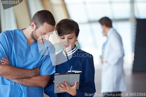 Image of group of medical staff at hospital