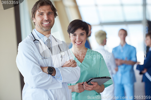 Image of group of medical staff at hospital