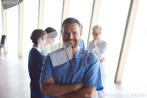 Image of group of medical staff at hospital