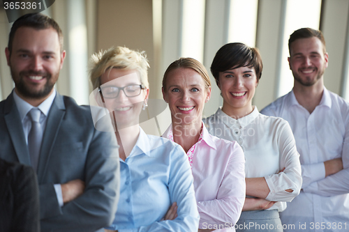 Image of diverse business people group