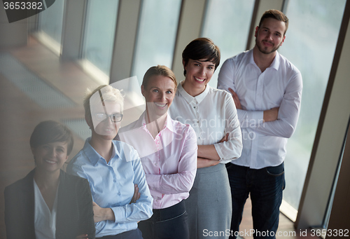 Image of diverse business people group