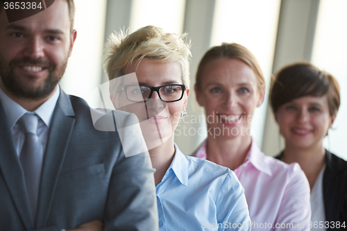 Image of diverse business people group