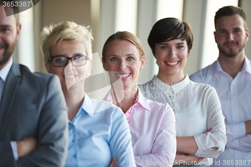 Image of diverse business people group