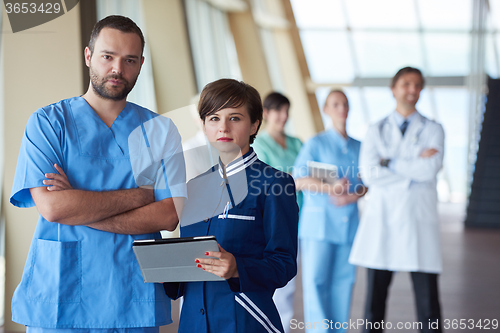 Image of group of medical staff at hospital