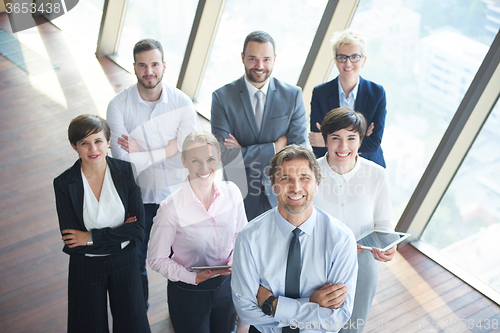 Image of diverse business people group