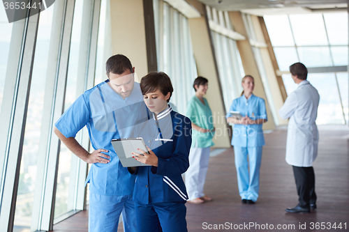 Image of group of medical staff at hospital