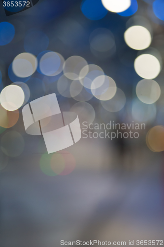 Image of Defocused christmas sreet