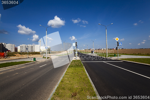 Image of the road.  construction  