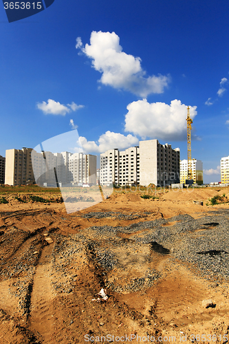 Image of construction  residential house