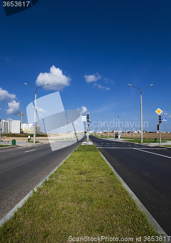 Image of the road . construction  