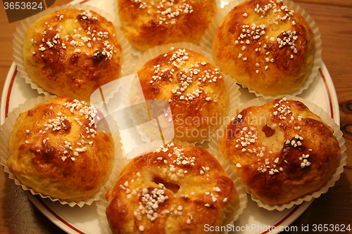 Image of Saffron buns for Christmas