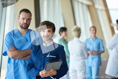 Image of group of medical staff at hospital