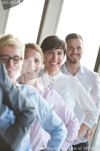 Image of diverse business people group