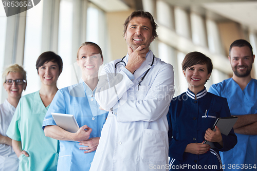 Image of group of medical staff at hospital