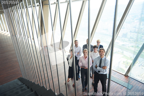 Image of diverse business people group