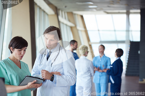 Image of group of medical staff at hospital