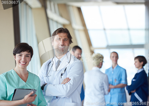 Image of group of medical staff at hospital