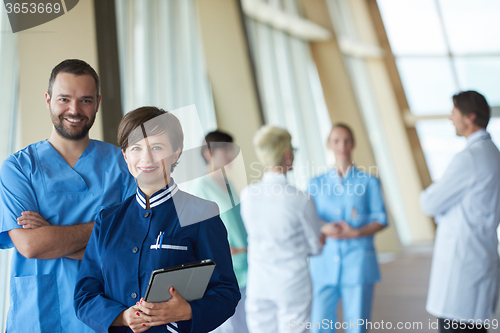 Image of group of medical staff at hospital