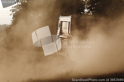 Image of Road construction truck