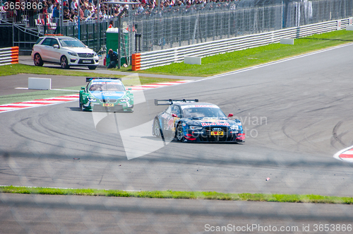 Image of DTM (Deutsche Tourenwagen Meisterschaft) on MRW (Moscow RaceWay), Moscow, Russia, 2013.08.04