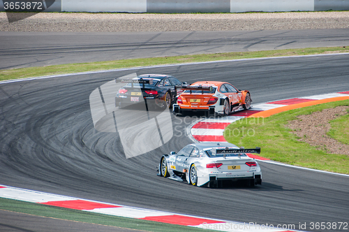 Image of DTM (Deutsche Tourenwagen Meisterschaft) on MRW (Moscow RaceWay), Moscow, Russia, 2013.08.04