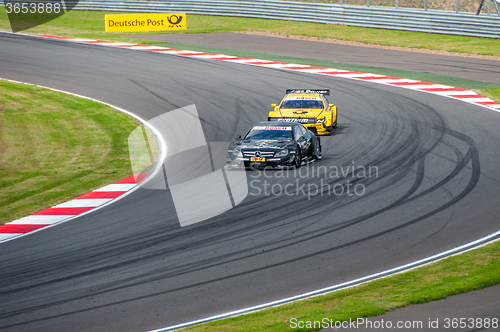 Image of DTM (Deutsche Tourenwagen Meisterschaft) on MRW (Moscow RaceWay), Moscow, Russia, 2013.08.04