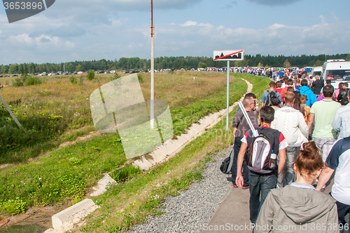 Image of DTM (Deutsche Tourenwagen Meisterschaft) on MRW (Moscow RaceWay), Moscow, Russia, 2013.08.04